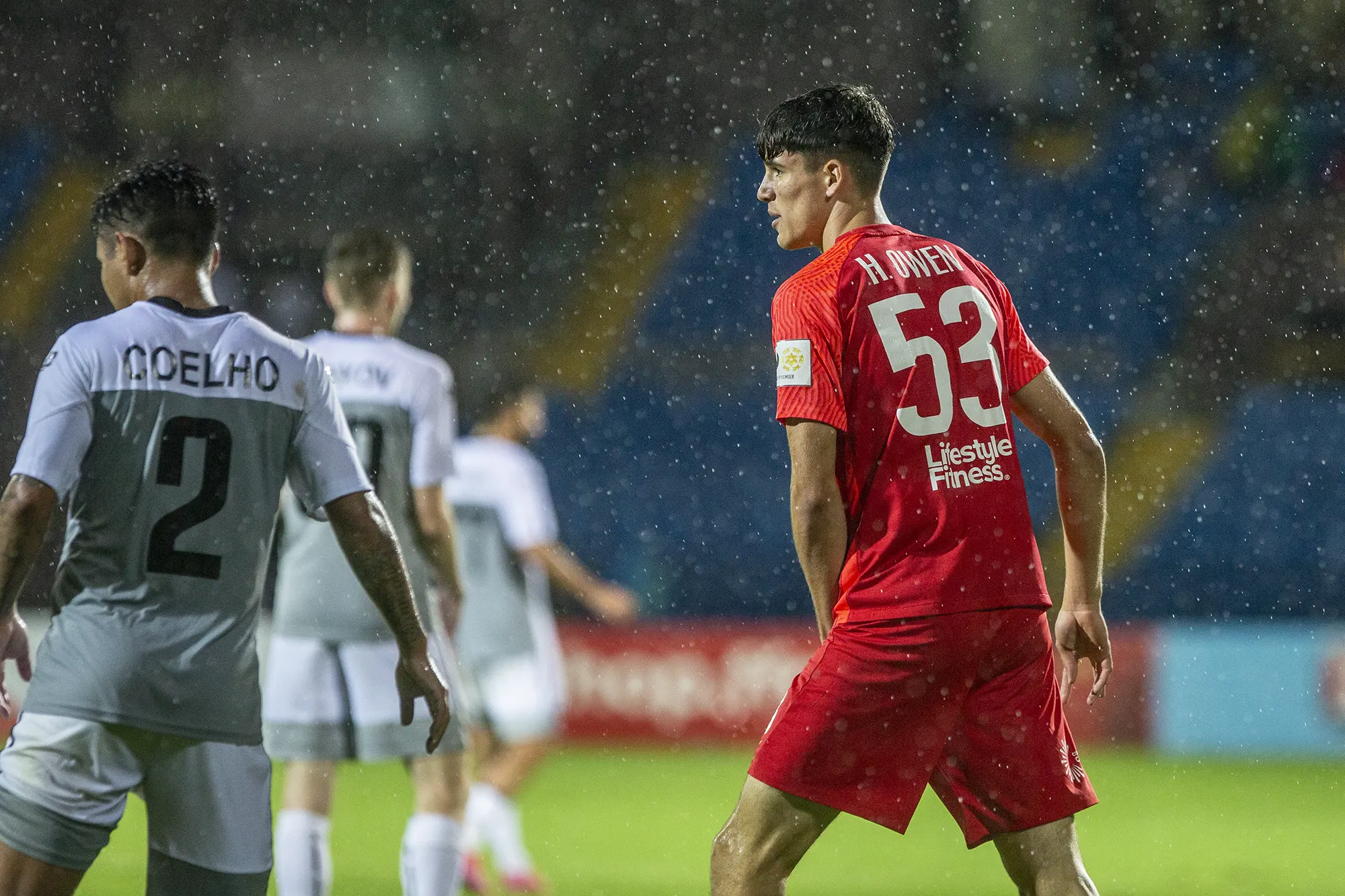 Harry Owen making his first team debut against Alashkert on his 18th birthday