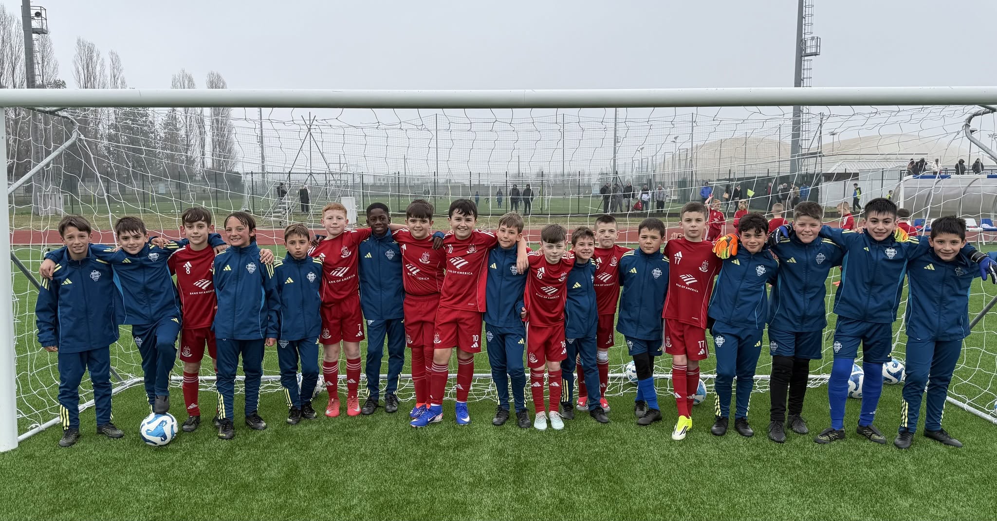 Nomads Academy players at the 2026 Como Trip Nomads Academy players at the 2026 Como Trip